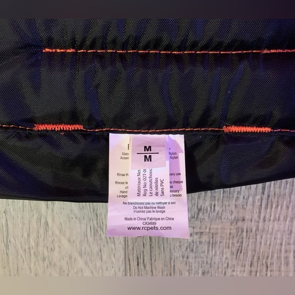 RC Dog Lifejacket - Orange - Picture 9 of 9